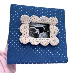 Handmade customizable fabric scrapbook